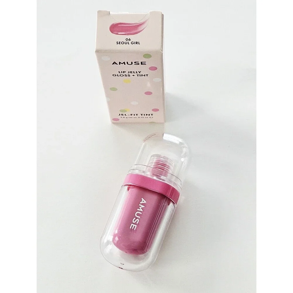 AMUSE Jel-Fit Tint K-Beauty 06 Seoul Girl Lip Jelly Gloss + Tint 3.8g